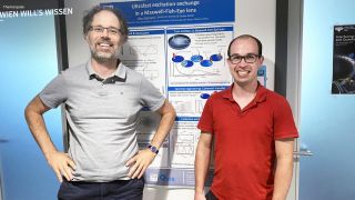 Quantentischtennis TU Wien Stefan Rotter und Oliver Diekmann